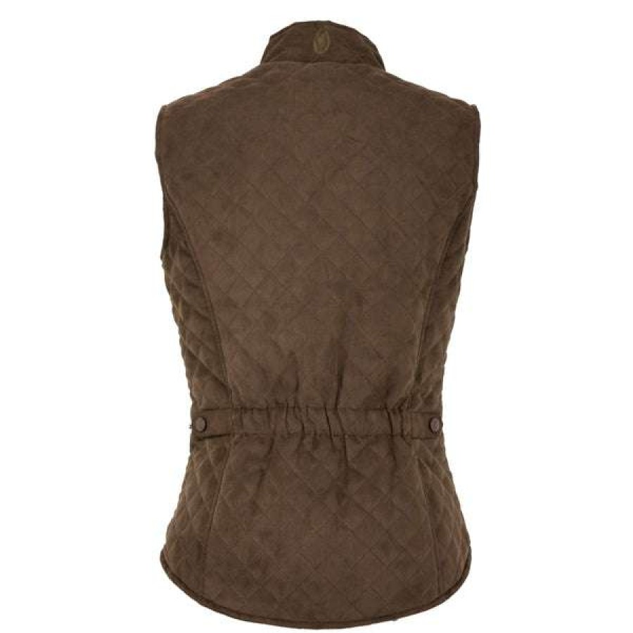 Fashions * | Outback Trading Company Ladies Brown Grand Prix Vest 2958-Brn Promotions