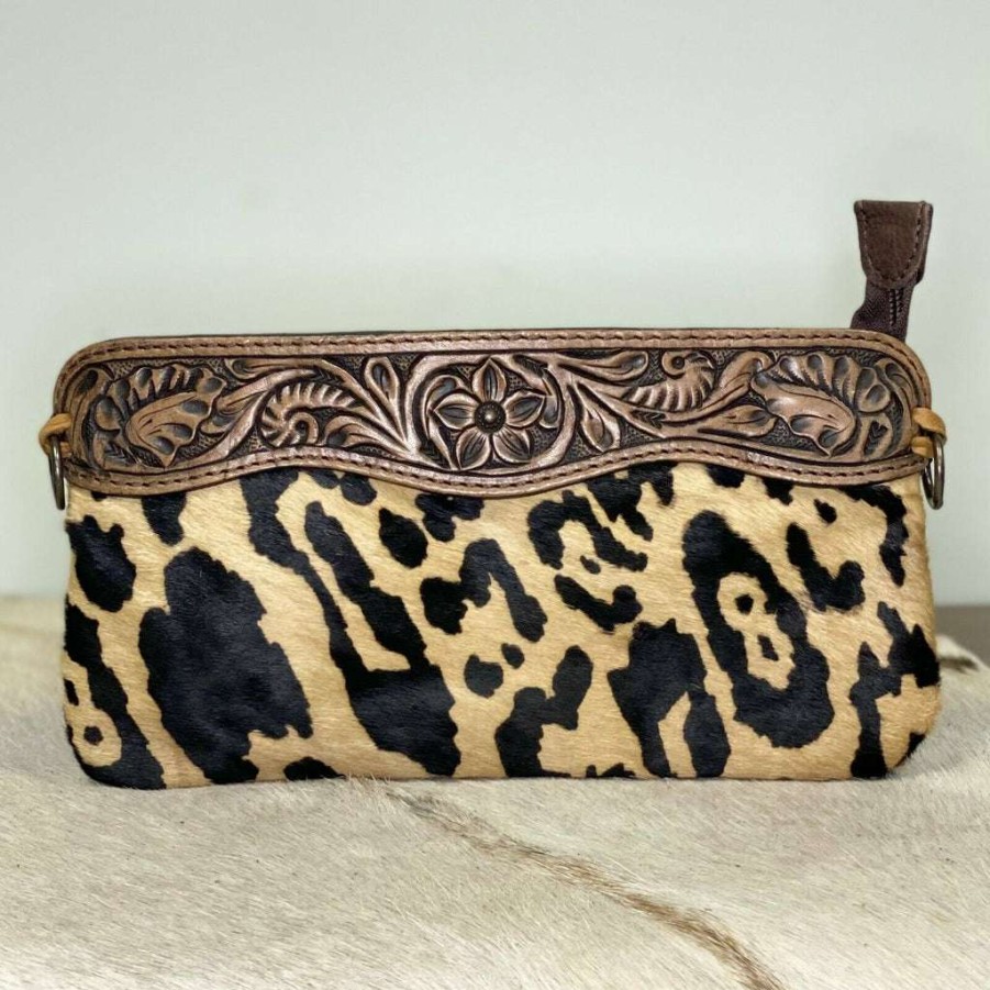 Fashions * | American Darling Cheetah Cowhide Crossbody Adbgs199Jau Crazy Deals