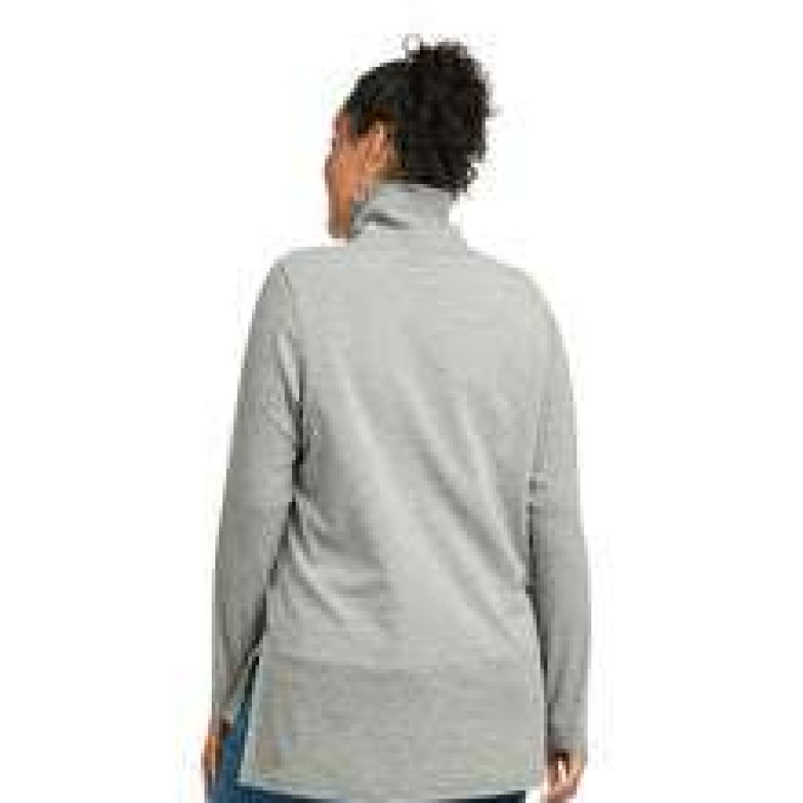 Fashions * | Ariat Ladies R.E.A.L. Funnel Heather Grey Sweater 10037340 Excellent Quality