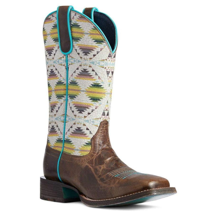 Booties * | Ariat Ladies Pendleton Circuit Savanna Amber Brown Boots 10038478 Lower Prices