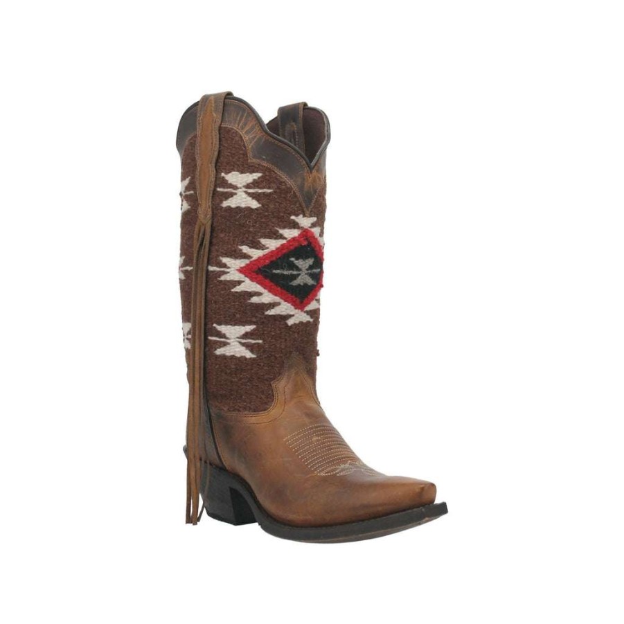 Booties * | Dan Post Ladies Bailey Honey Snip Toe Boots 52376 Excellent Quality Brown