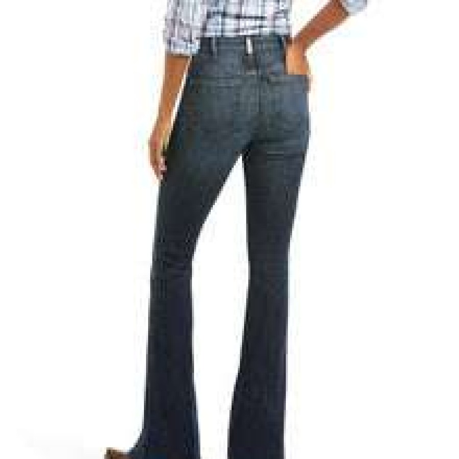 Fashions * | Ariat Ladies R.E.A.L. Brynlee High Rise Flare Jeans 10037687 Fashion