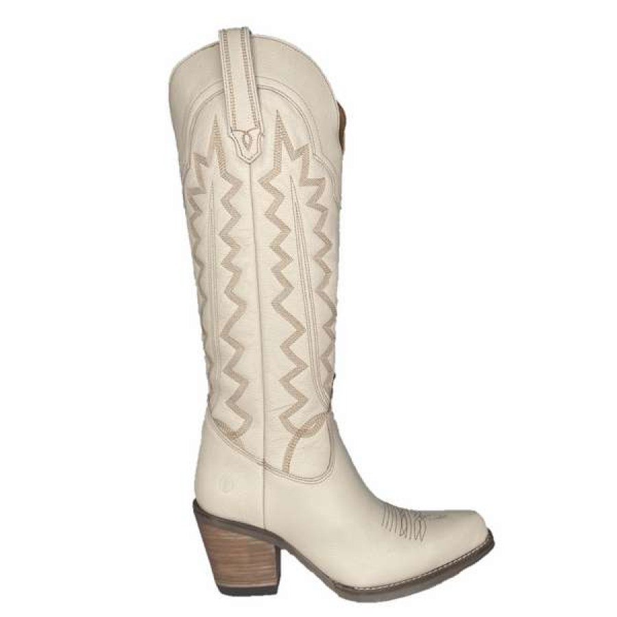 Booties * | Dingo Ladies High Cotton Sand Snip Toe Boots Di936-Snd Flash Sale