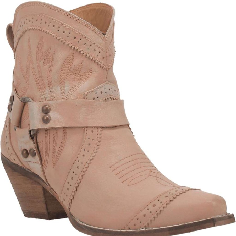 Booties * | Dingo Ladies Natural Gummy Bear Western Bootie Di747-Wh3 Exclusive