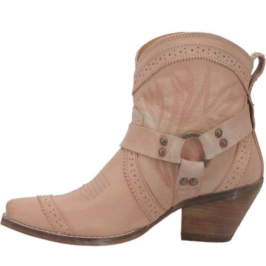 Booties * | Dingo Ladies Natural Gummy Bear Western Bootie Di747-Wh3 Exclusive