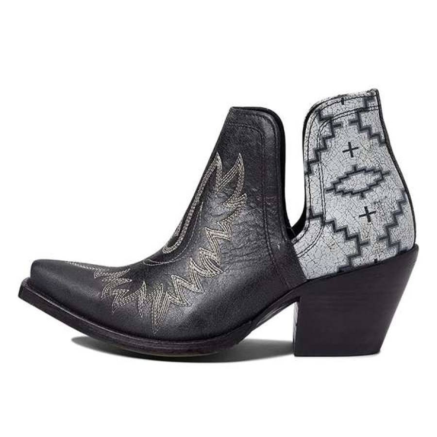 Booties * | Ariat Ladies Pendleton Dixon Kiva Steps Booties 10038475 Fashionable Black