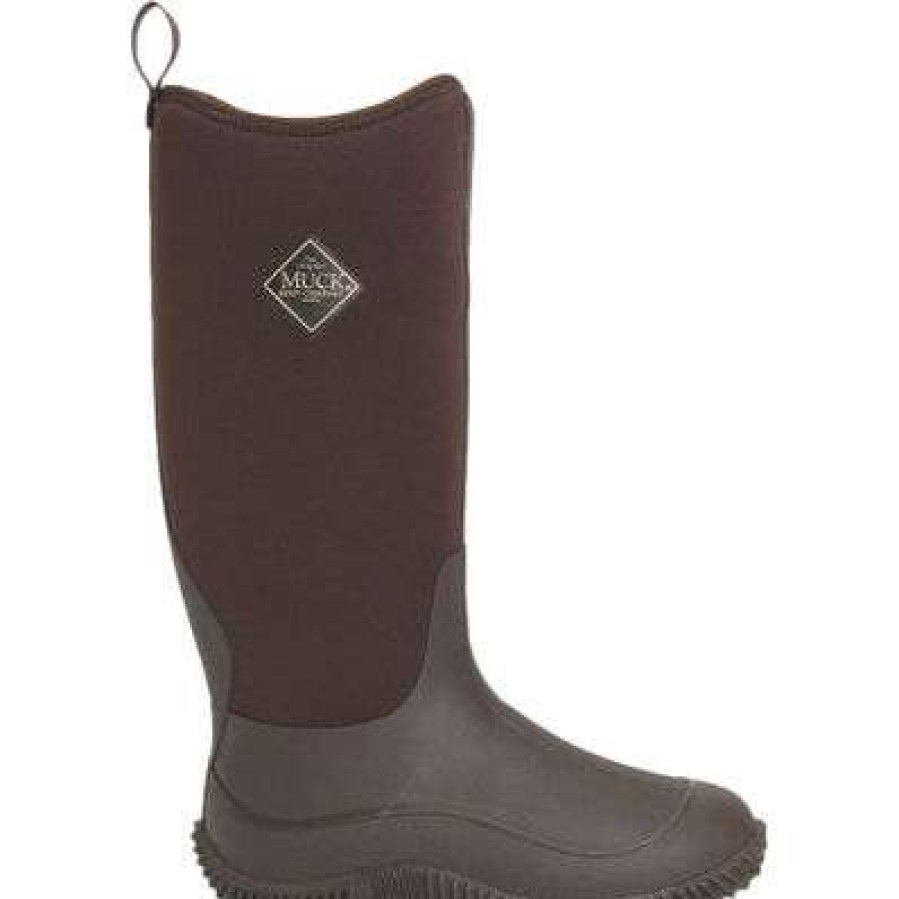 Booties * | Muck Ladies Hale Brown With Fleece Lining Waterproof Boots Hawf-900 Premium