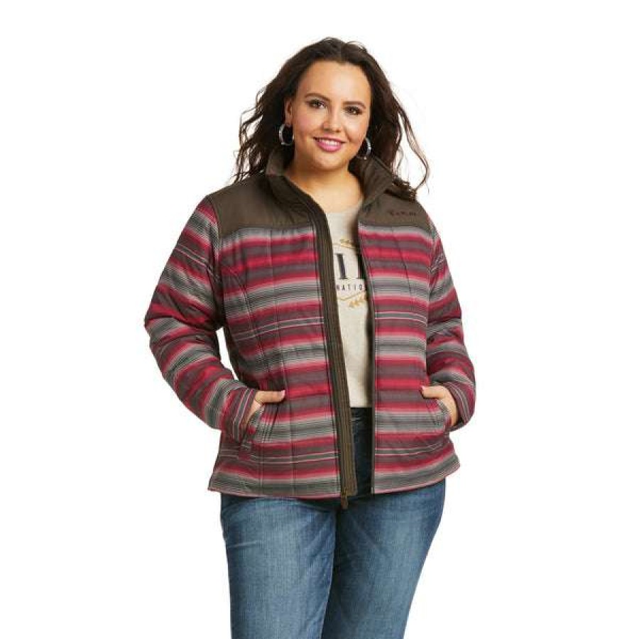 Fashions * | Ariat Ladies Real Crius Serape Full Zip Jacket 10037467 Premium