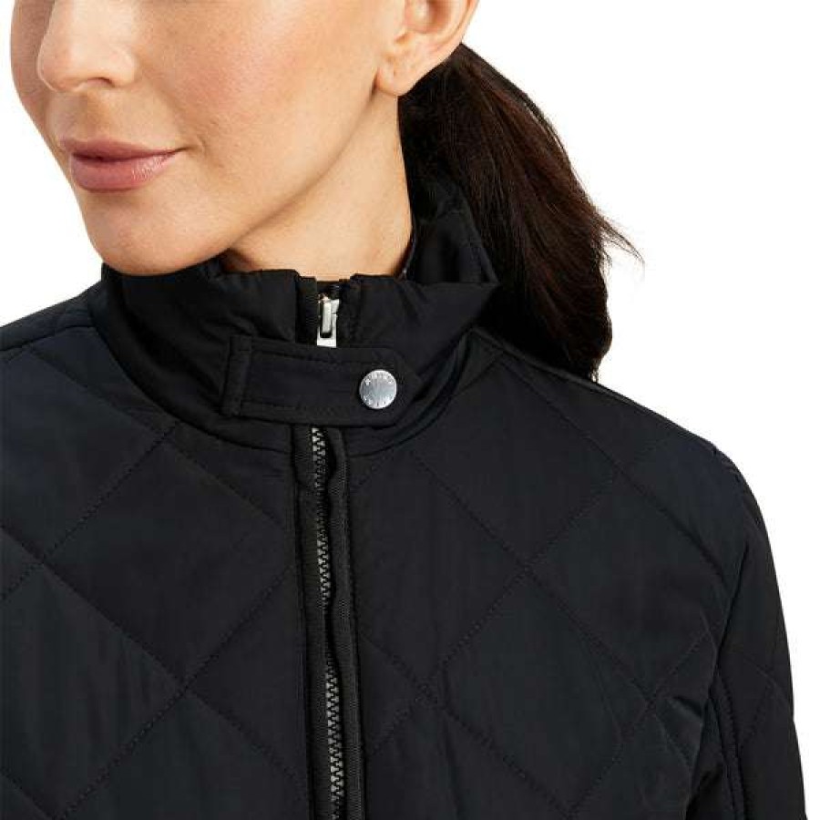 Fashions * | Ariat Ladies Province Insulated Black Jacket 10041224 Store