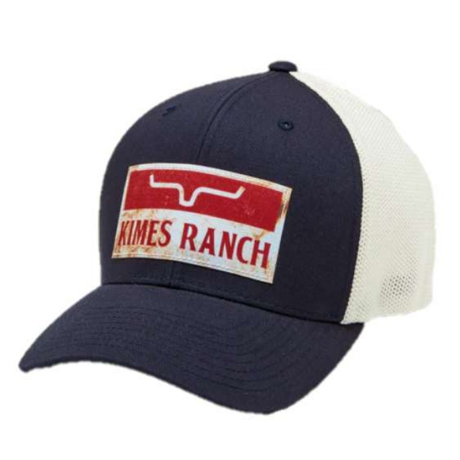 Fashions * | Kimes Ranch Unisex 110 Fire Ex Trucker Navy Hat Kr126-Nvy Lower Prices