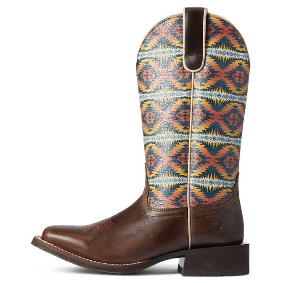 Booties * | Ariat Ladies Pendleton Circuit Savanna Night Dance Boots 10038476 Bestsellers