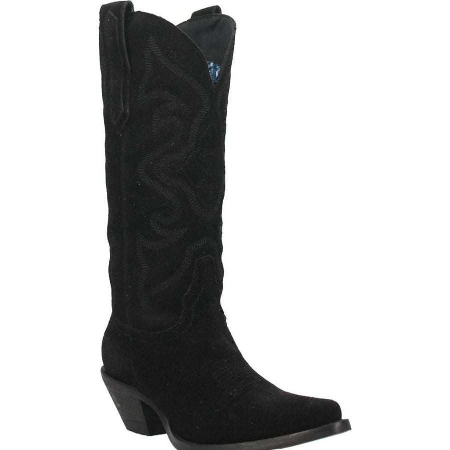 Booties * | Dingo Ladies Out West Tall Western Boots Di920-Bk Fashion Black