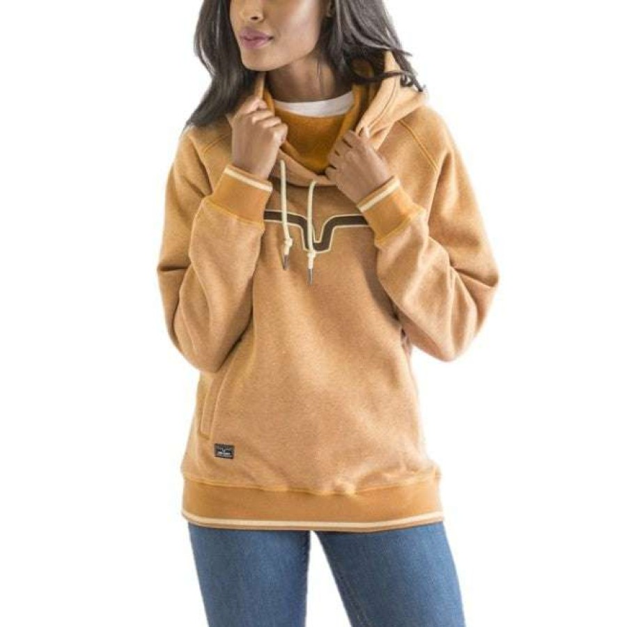 Fashions * | Kims Ranch Ladies Two Scoops Rust Pullover Sweatshirt 2Scoop-Rust Store