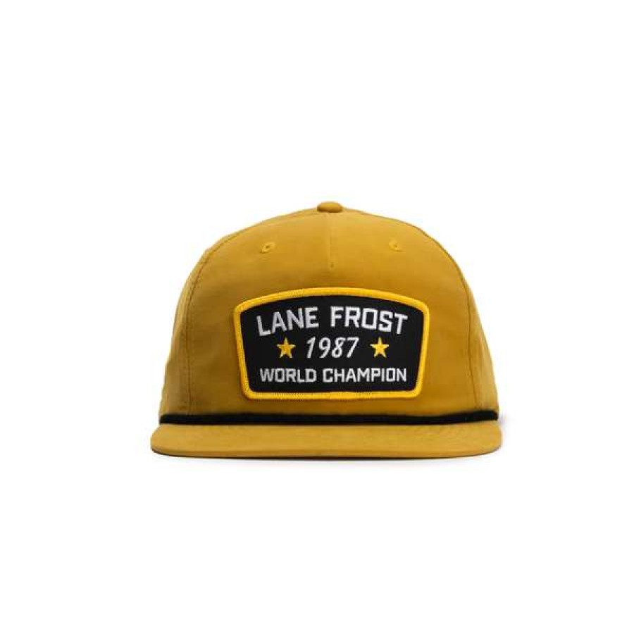 Fashions * | Lane Frost Men'S Colonel Tan 6-Panel Snapback Hat Lfb0150 Discount Online