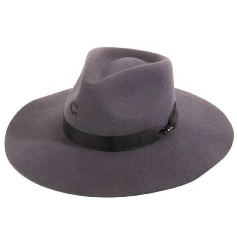 Fashions * | Charlie 1 Horse Granite Highway Felt Hat Cwhiwa-403649 Online Grey