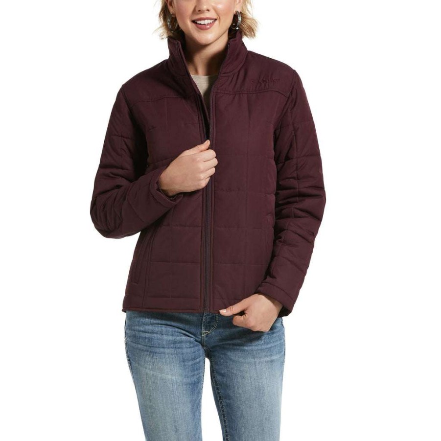 Fashions * | Ariat Ladies Real Crius Winetasting Concealed Carry Jacket 10037466 Special Style