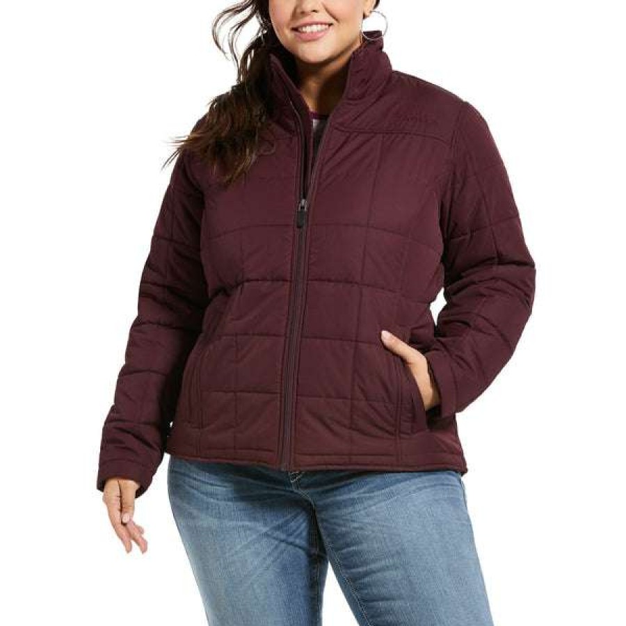 Fashions * | Ariat Ladies Real Crius Winetasting Concealed Carry Jacket 10037466 Special Style