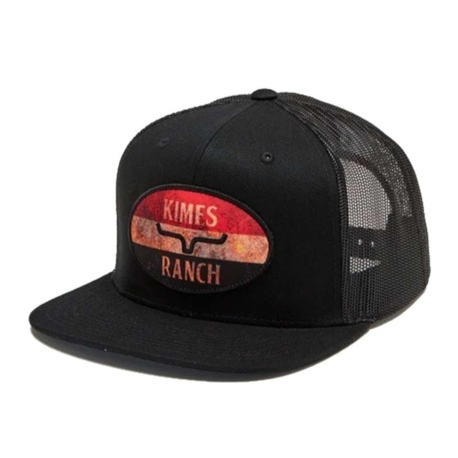 Fashions * | Kimes Ranch Unisex American Standard Black Trucker Hat S22-011902 Bestsellers