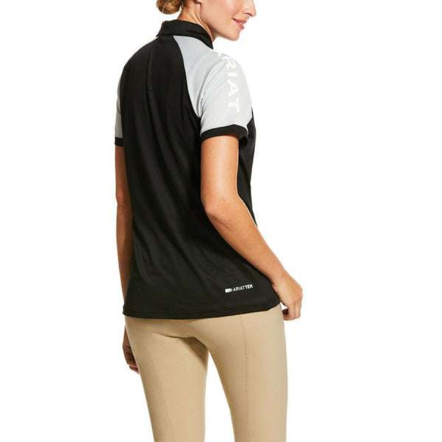 Fashions * | Ariat Ladies Team 3.0 Polo Shirt 10030550 Special Style Black