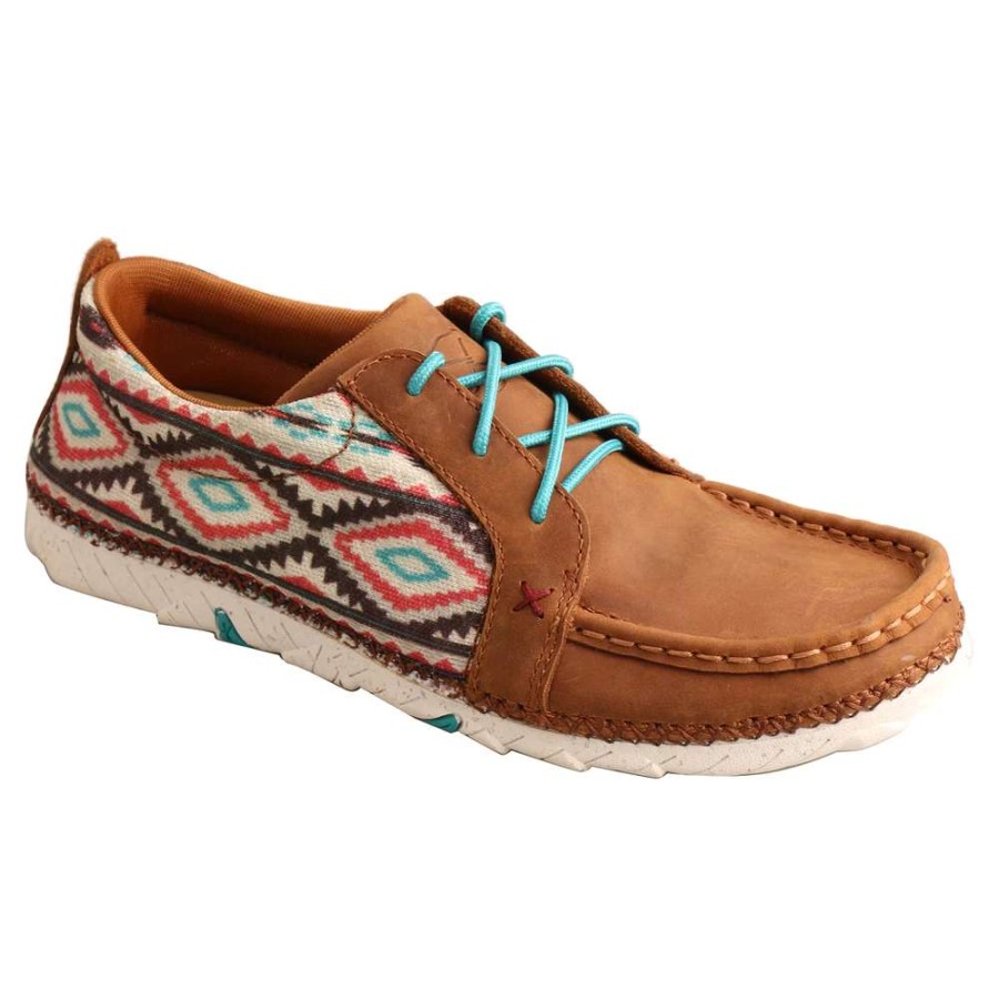 Shoes * | Twisted X Ladies Zero-X Multi Color & Brown Lace Up Shoes Wzx0006 Online