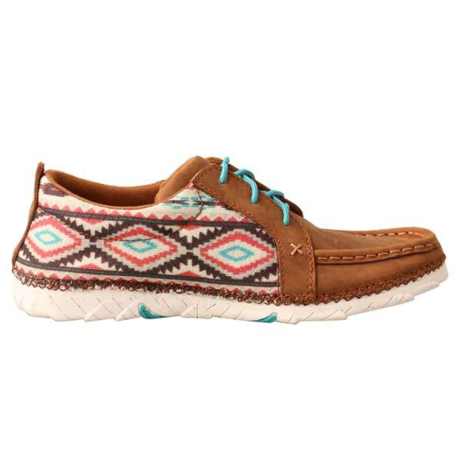 Shoes * | Twisted X Ladies Zero-X Multi Color & Brown Lace Up Shoes Wzx0006 Online