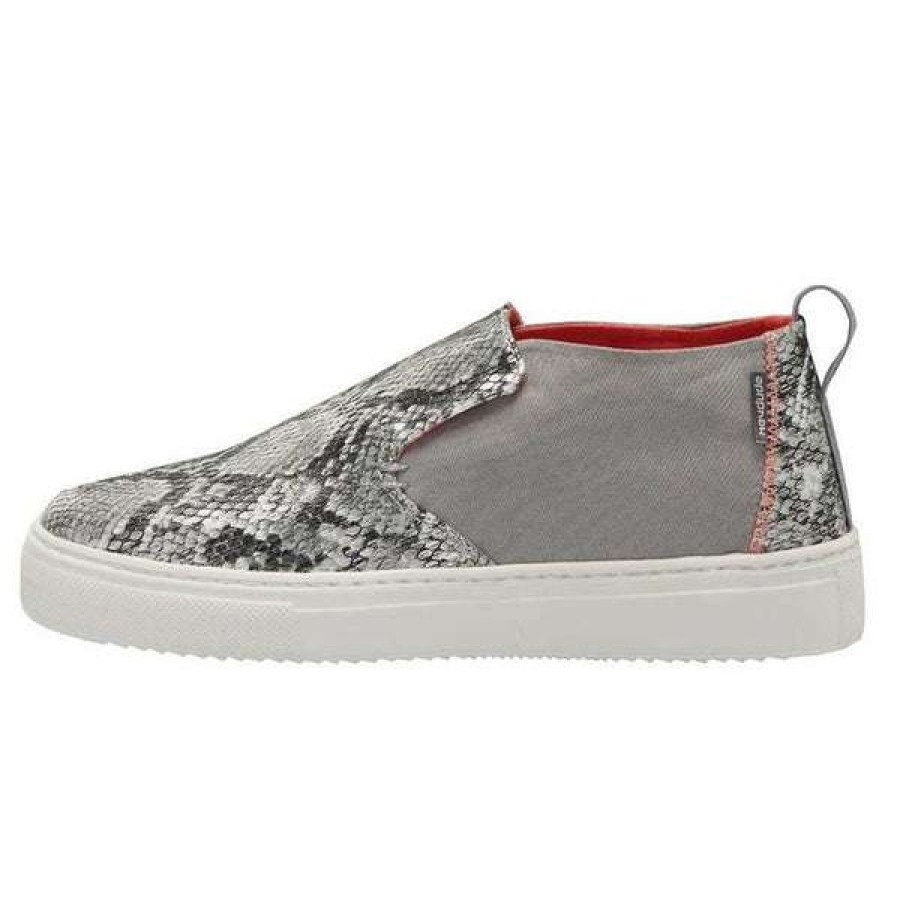 Shoes * | Hey Dude Ladies Peyton Snake Grey Shoes 121793172 Fashion