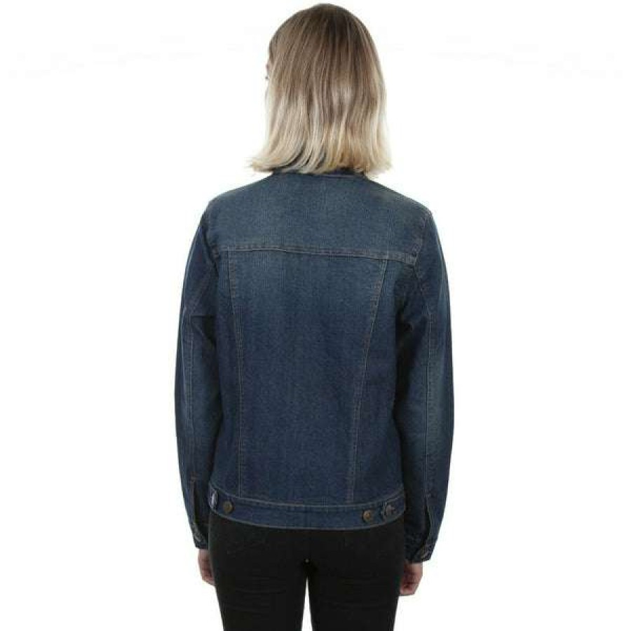 Fashions * | Scully Ladies Classic Denim Jackets Hc466-Den Promotions Blue