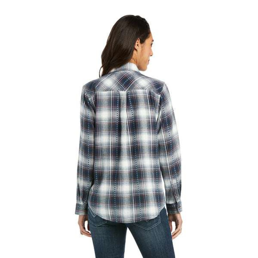 Fashions * | Ariat Ladies R.E.A.L Billie Jean Long Sleeve Shirt 10037709 Bestsellers