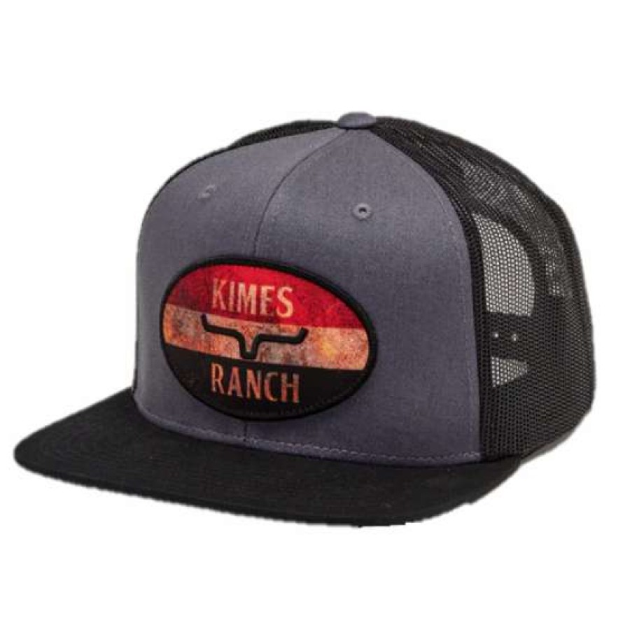 Fashions * | Kimes Ranch Unisex American Standard Charcoal Trucker Hat S22-011903 Discount Online