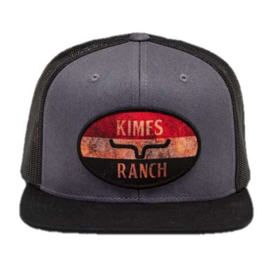 Fashions * | Kimes Ranch Unisex American Standard Charcoal Trucker Hat S22-011903 Discount Online