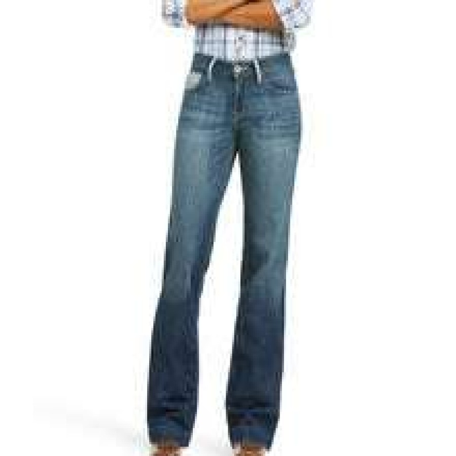 Fashions * | Ariat Ladies Angela Perfect Rise Trouser Jeans 10037691 Crazy Deals