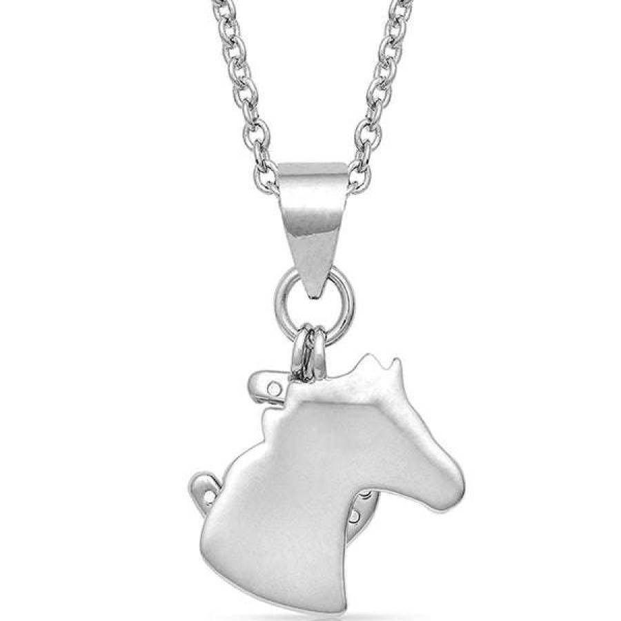 Fashions * | Montana Silversmiths Ladies Horsing Charm Necklace Nc4763 Bestsellers