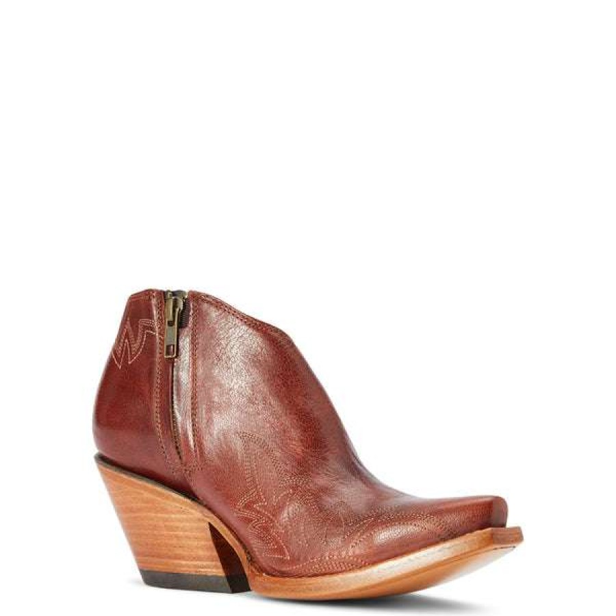 Booties * | Ariat Ladies Jolene Sedona Side Zip Western Booties 10042429 Bestsellers