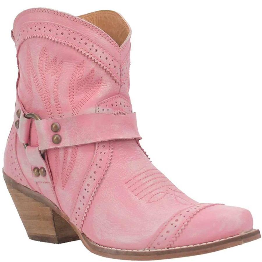 Booties * | Dingo Ladies Gummy Bear Pink Western Bootie Di747-Pnk Promotions