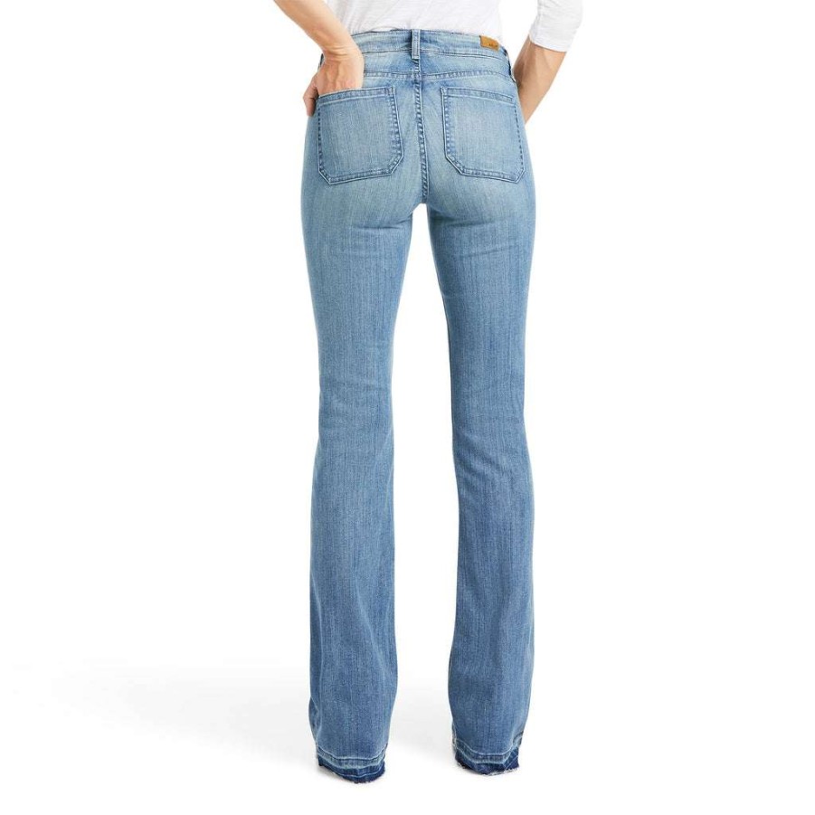 Fashions * | Ariat Ladies Vivianne Slim Trouser Wide Leg Jeans 10037944 Discount Online